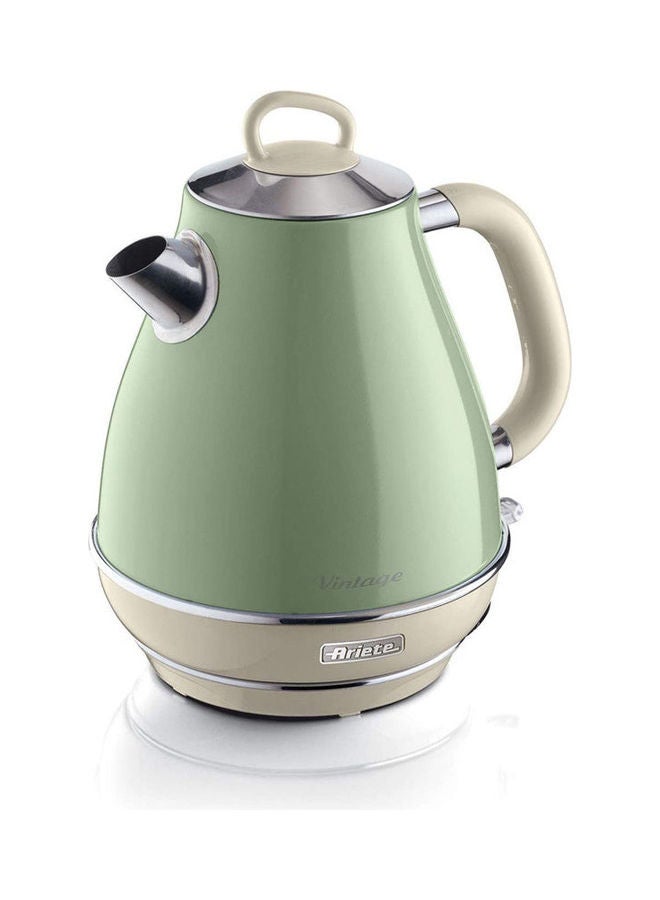 Ariete Vintage Stainless Steel Kettle 1.7 L ‎2869 Green - Image 1