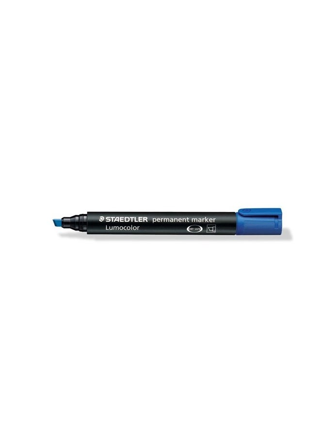 Staedtler 350-9 Lumocolor Permanent Marker, Broad Chisel Tip, Refillable, Blue , Box Of 10 - pzsku/Z3BF646CB4363C4517A3EZ/45/_/1733425465/1acf5fad-2552-4d85-bb63-aa6bc1fd50de