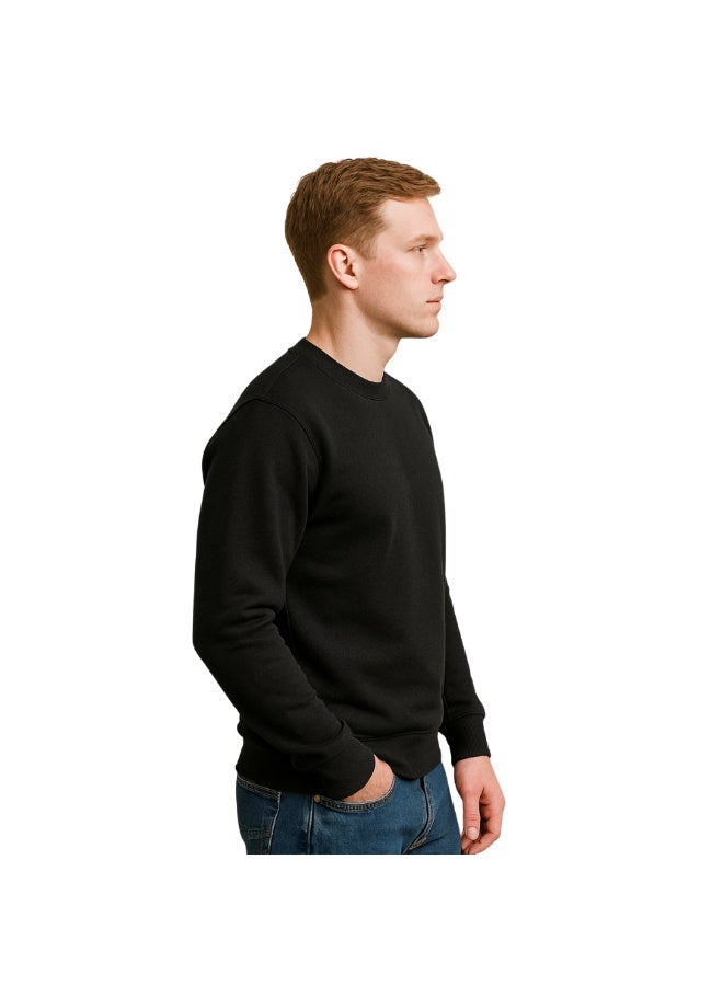 برينت شوب فور مي سويت شيرت رجالي أسترالي - قطن أسود بأكمام طويلة بتصميم مطبوع عليه شعار جولد كوست - مريح وأنيق للسفر والملابس الكاجوال والأنشطة الخارجية  - Image 4