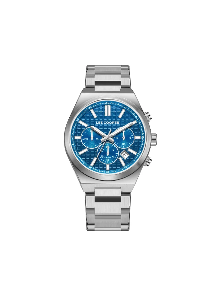 Lee Cooper Men's Multi Function Display Watch With Silver Metal Strap - LC08084.390