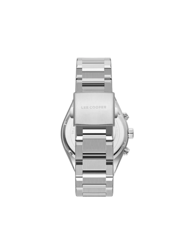 Lee Cooper Men's Multi Function Display Watch With Silver Metal Strap - LC08084.390