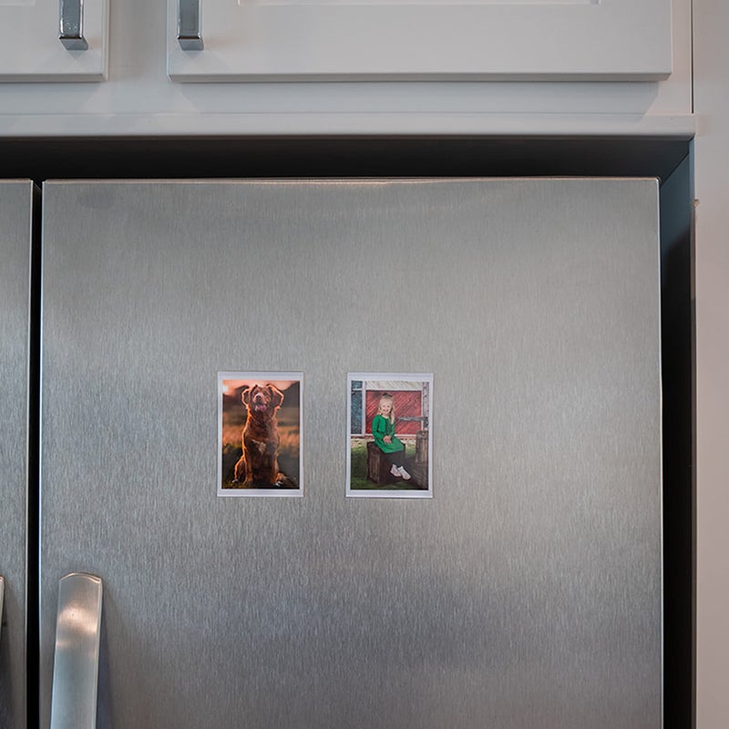 Magtech Magnetic Photo Pocket Picture Frame, White, Holds 2.5 x 3.5 Inches Photos, 25 Pack, Made in the USA (12325) - Image 2