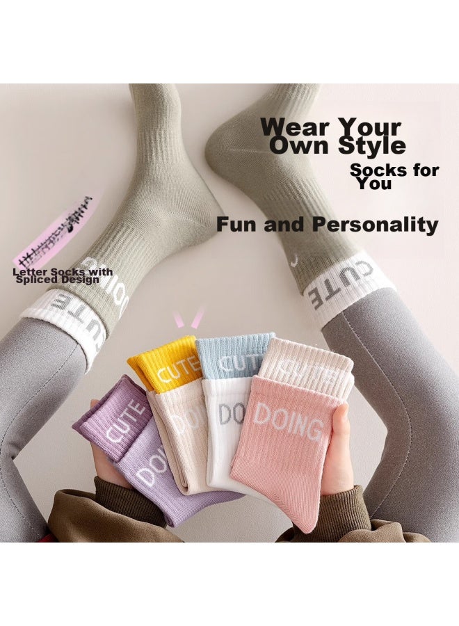 Yimian Autumn And Winter New Children's Socks Mid-calf Girls' Cotton Socks For Older Children - Image 2