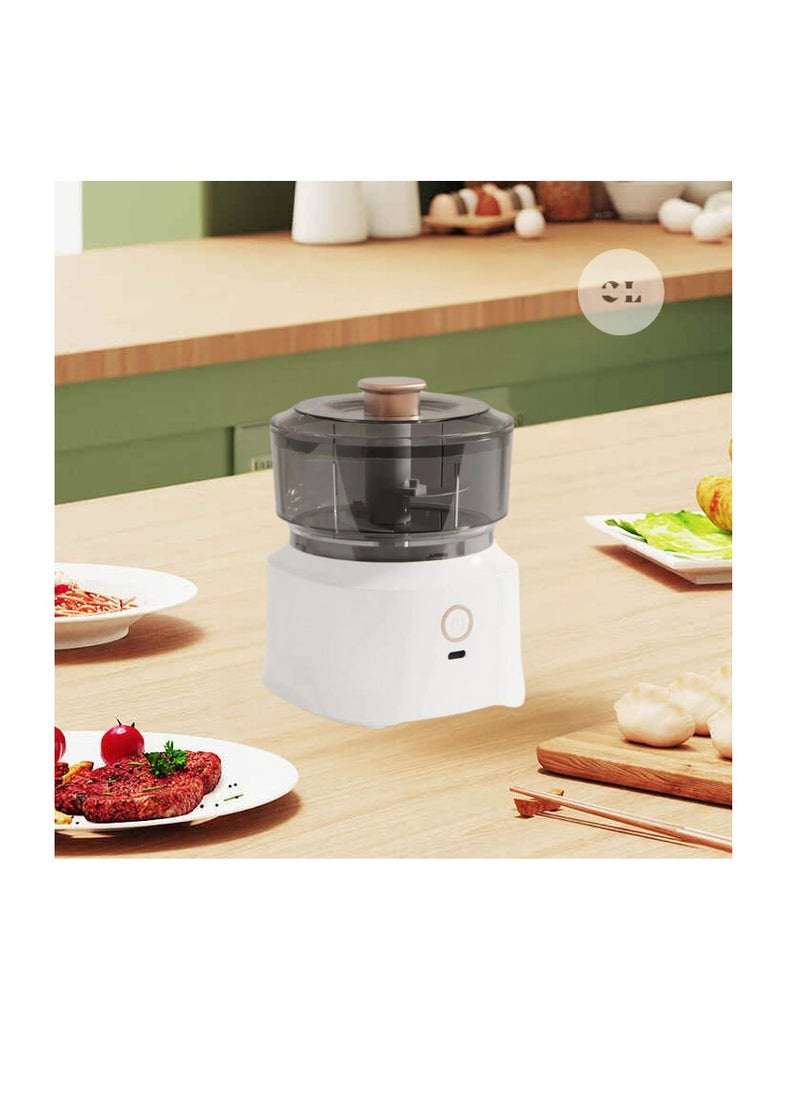 CREATIVE LIFE USB Rechargeable 350ml Electric Mini Chopper – Stainless Steel Blade, Detachable Food Mincer for Ginger, Onion, Meat, and Baby Food  - Image 2