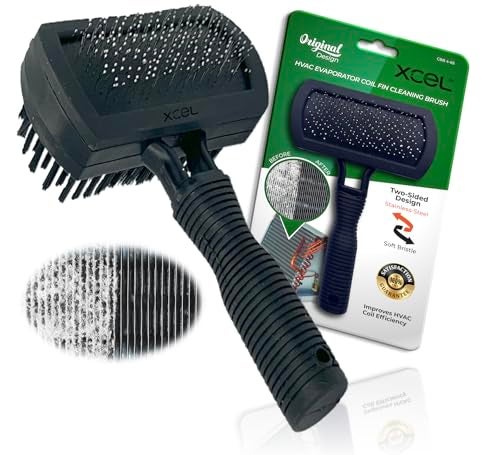 XCEL Advanced HVAC Coil Cleaning Brush for Condenser & Evaporator | Dual-Sided - Image 1