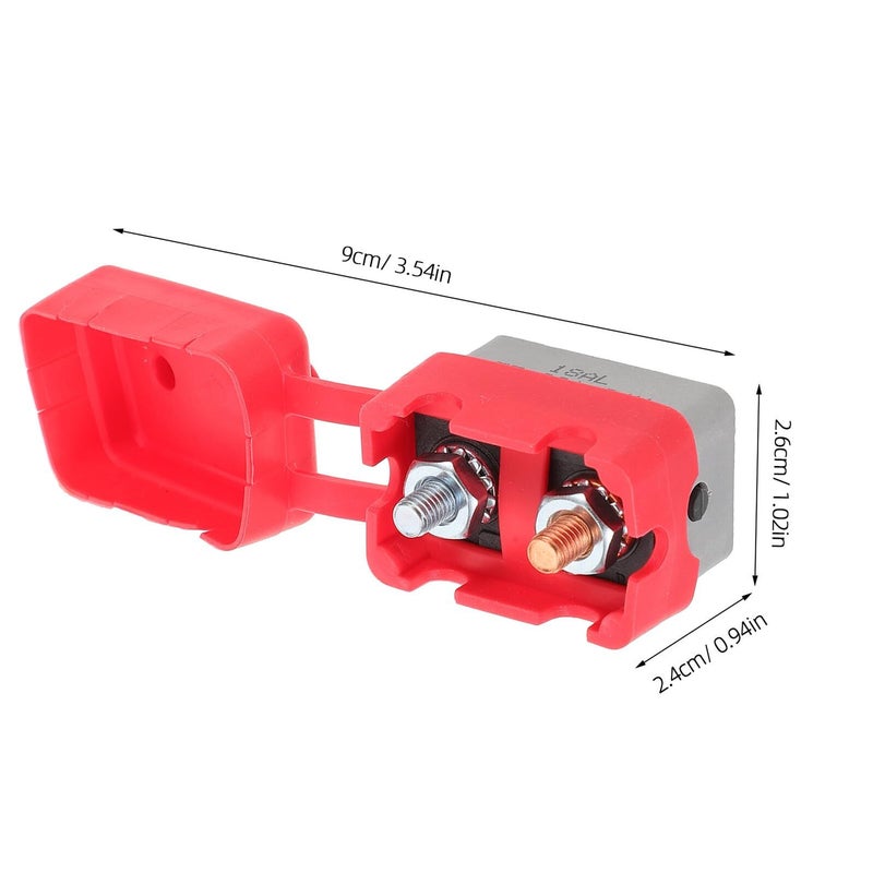 20 Amp Auto Reset Circuit Breaker With Bolt Cover For Boat Battery Protection - Image 3