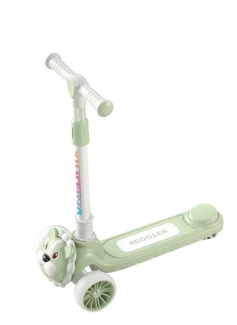 Generic Lion design three-wheeled children's scooter 
