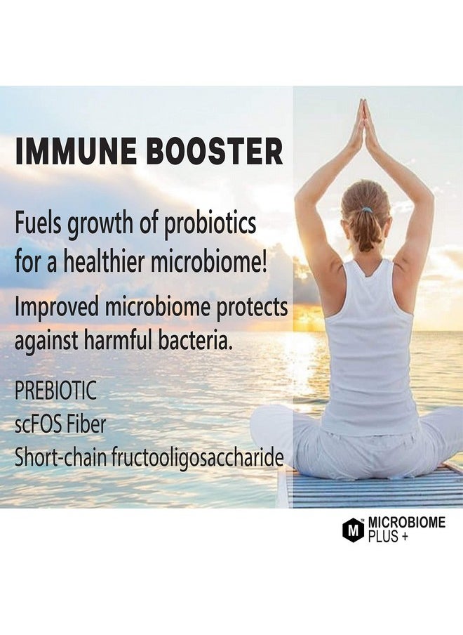 Microbiome Plus - Prebiotics Scfos Prebiotic Fiber Boosts Probiotic Benifits Gi Digestive Supplements Allergy Safe And Glutenfree For Men And Women 1 Month Supply 1 - Image 1
