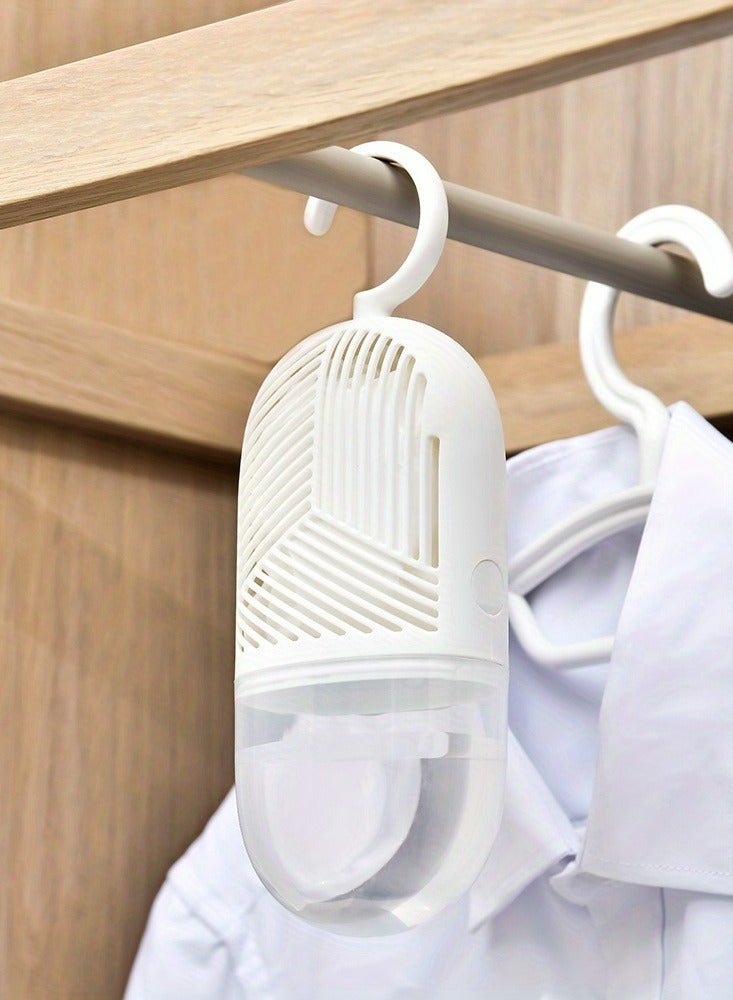 Wardrobe Dehumidifier Moisture-proof Agent Anti-mildew Desiccant Household Can Hang Moisture-absorbing Bag Dehumidification Bag,Hanging Dehumidification Box(Excluding dehumidification bag)  - Image 1