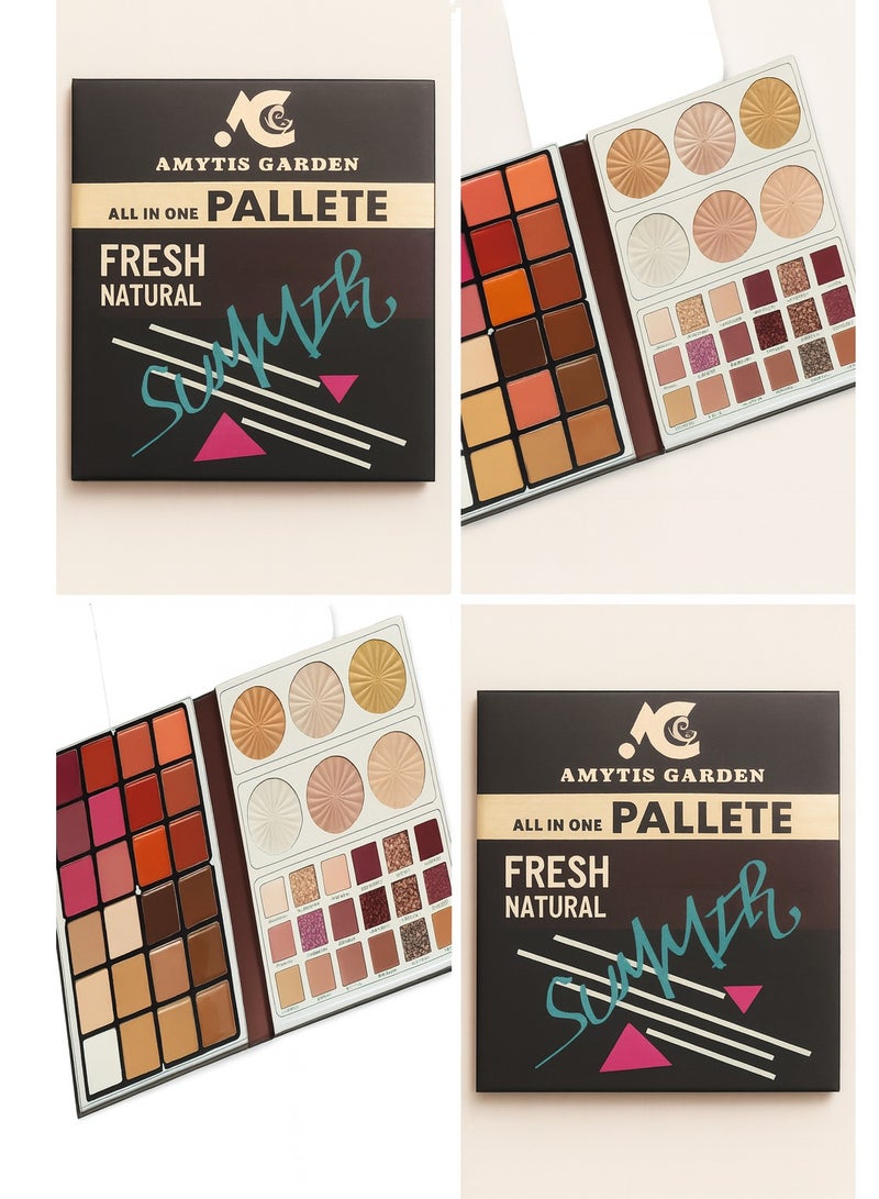 اميتيس جاردن طقم مكياج ايشادو مع اضاءة مع احمر خدود - Image 3