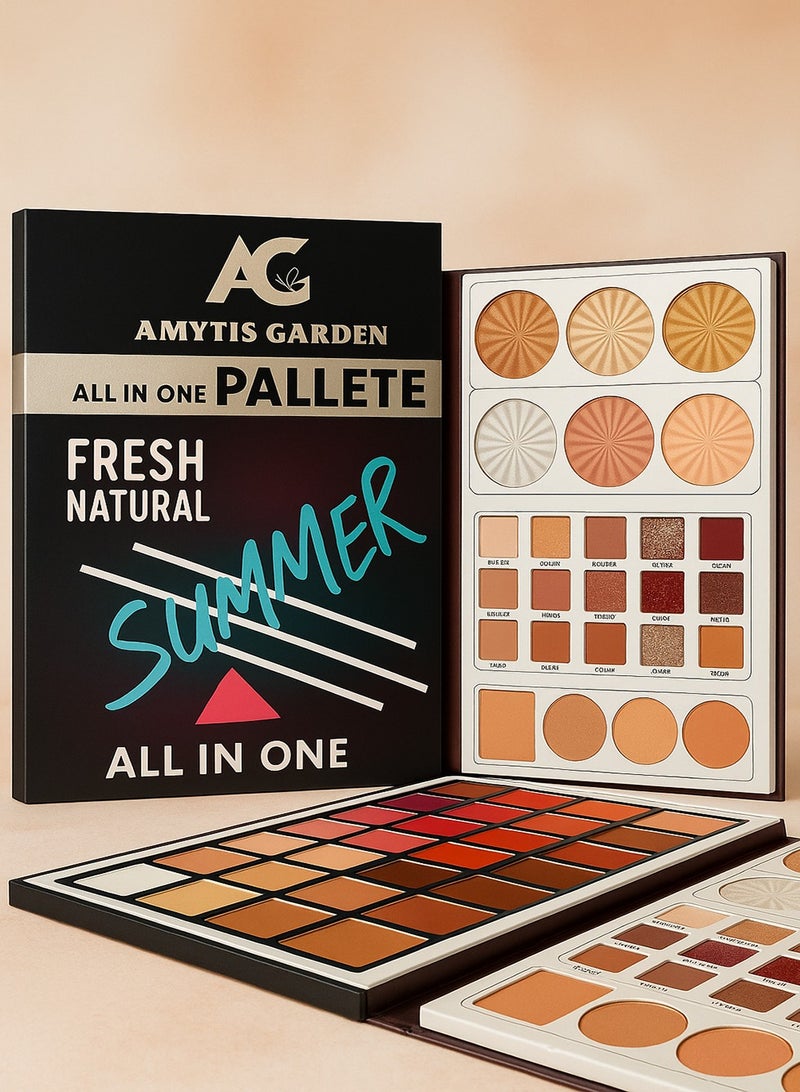 اميتيس جاردن طقم مكياج ايشادو مع اضاءة مع احمر خدود - Image 4