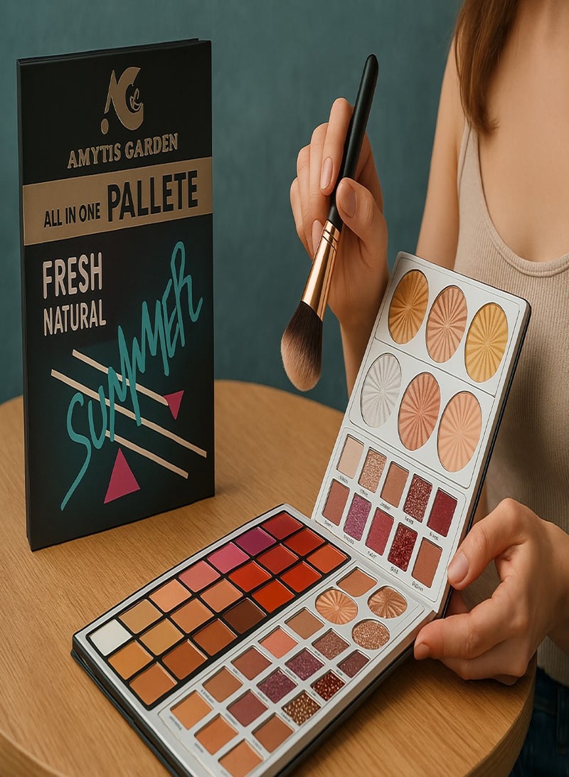 اميتيس جاردن طقم مكياج ايشادو مع اضاءة مع احمر خدود - Image 5