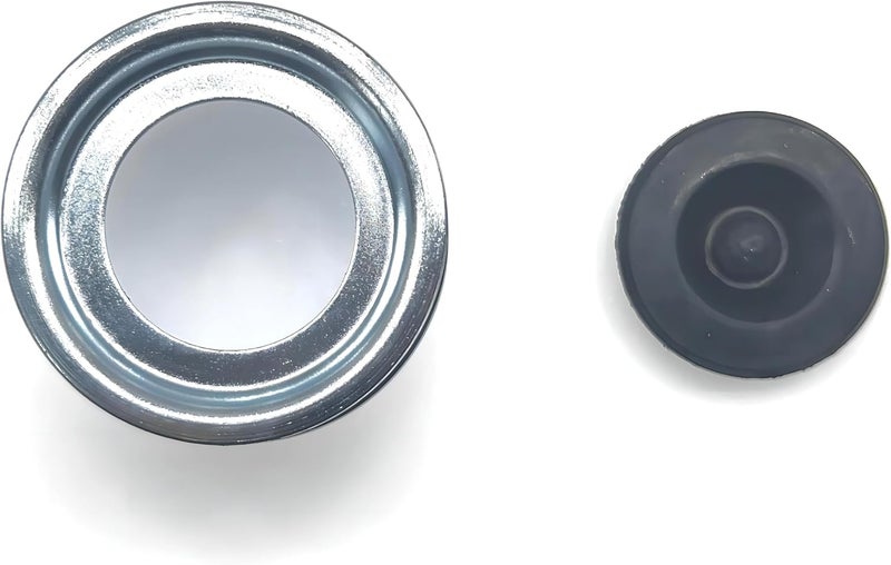HCLLPS Trailer Axle Dust Cap Cup Grease Cover & Plug - 1.98" (4 Pack) - Image 2