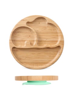 Generic Cute Cartoon Kids Sectioned Dinner PlateDisc elephant dinner plate mint green Disc elephant dinner plate mint green 