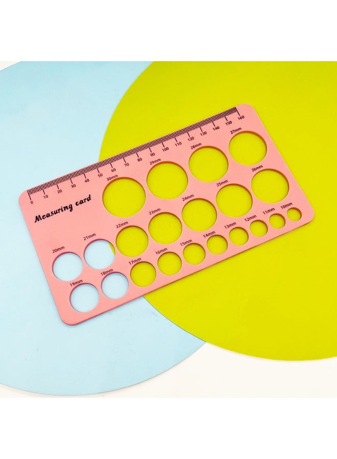 OMEVE Breast Flange Measuring Tool 1.5m Soft Tape Prevent Sucking Pain Nipple Flange Ruler Skin-friendly Foldable for Breastfeeding Moms (Pink) - Image 2