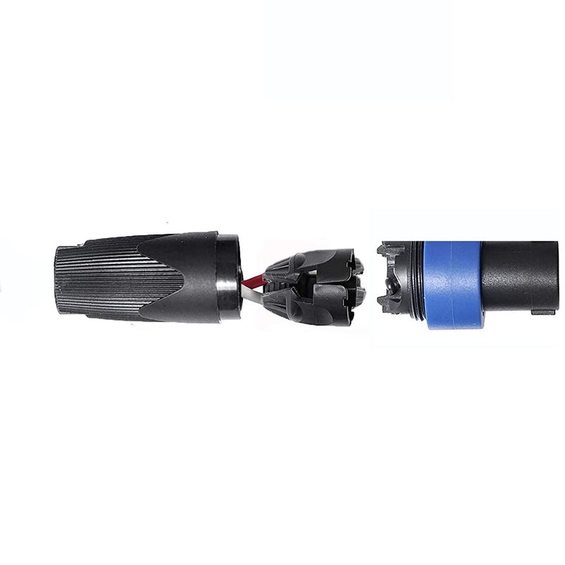 ROCMUZZK 2 Pack 30ft Speakon to 1/4 Inch Male Speaker Cable, 30 feet 6.35mm Stereo Audio Connection Cord, 12 Gauge AWG Wires - Image 3