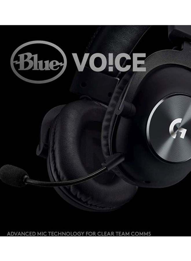 Logitech G PRO X Gaming Headset 2nd Generation, Detachable Pro-Grade Microphone, Blue VO!CE, DTS Headphone:X 2.0 50 mm PRO-G Drivers, PC/PS4/Switch/Xbox One/VR - Black I 981-000818 - Image 2