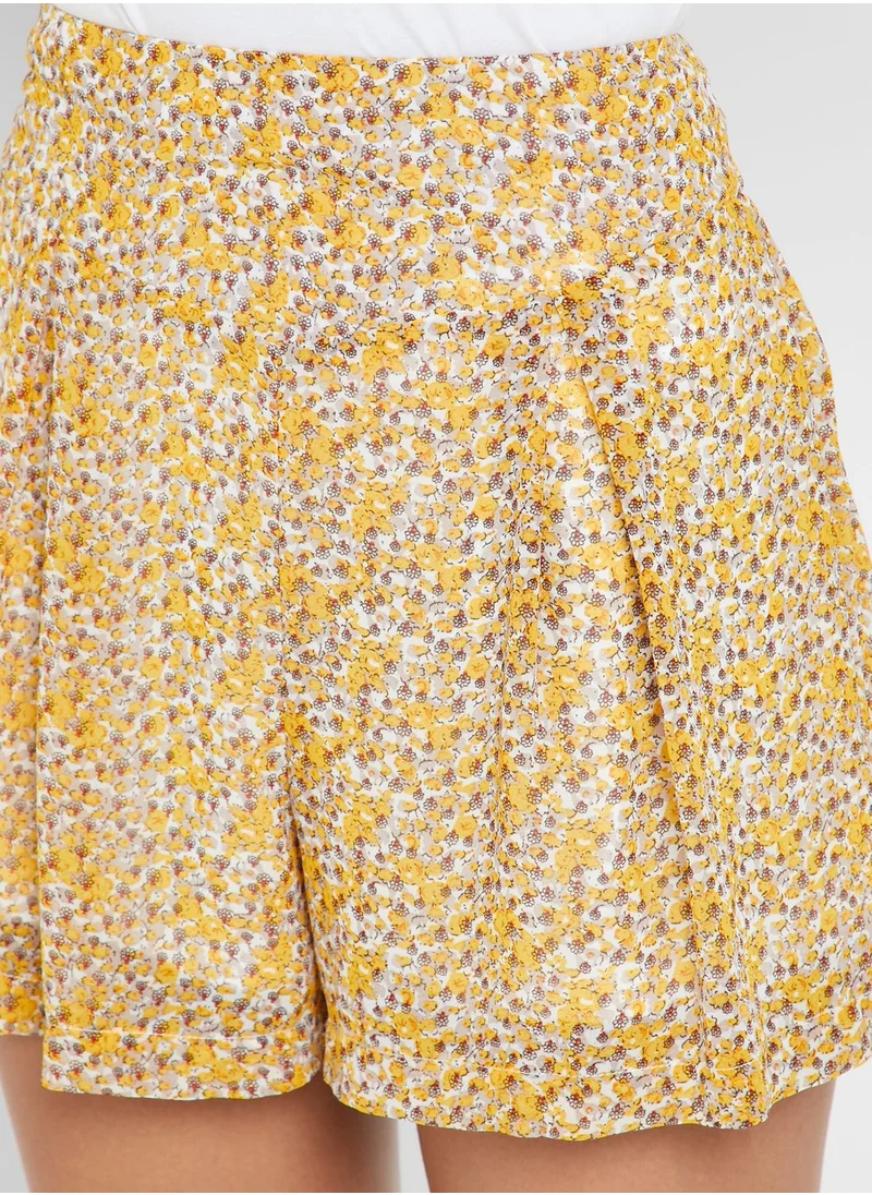 Ginger Printed Shorts