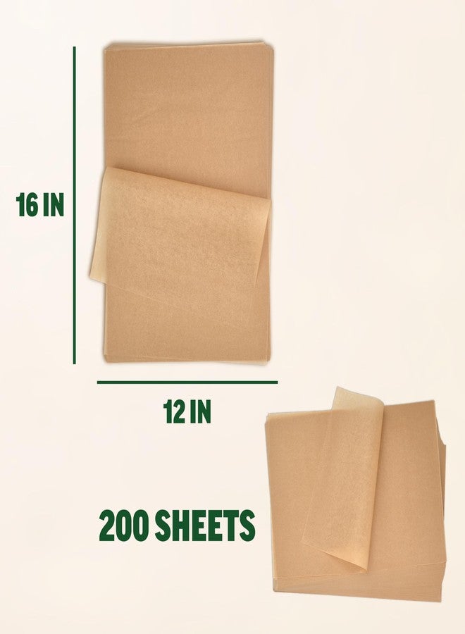Zenlogy 12x16 (200 pcs) Unbleached Parchment Paper Sheets Precut Parchment Paper for Baking, Cooking, Wrapping - Baking Paper Sheets are the Exact Fit for your Half Sheet Pans - Image 4