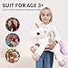 FFxiong 24 Inch Big Unicorn Stuffed Animal Plush Toy Pillow Cute Soft Giant Unicorn with Rainbow Wings Large Doll Gift for Children Girls Boys Kids Valentine Birthday Christmas - Image 4