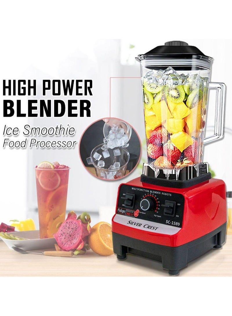 Silver Crest SC-1589 Heavy Duty Juicer Blender (Single Jar) - Image 4