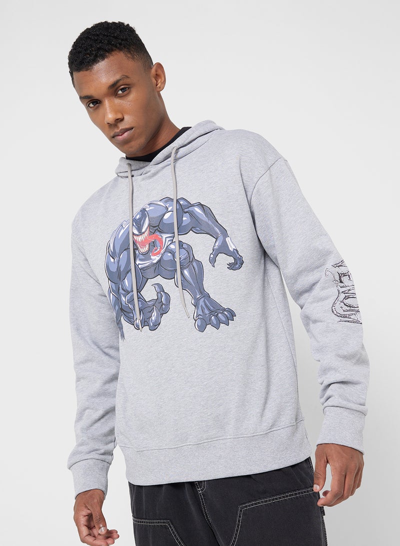 MARVEL Venom Men'S Oversized Pullover Hoodie - Image 1