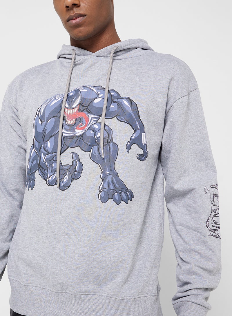 MARVEL Venom Men'S Oversized Pullover Hoodie - Image 3