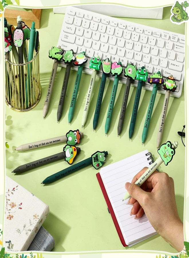 Feifeiya 20 Pcs Positive Frog Pens Bulk Don't Forget That You Are Awesome Kawaii Inspirational Pens End of Year Gifts for Teachers - Image 4