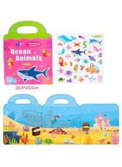 Generic Reusable Magnetic Stickers Book Ocean  - Image 2