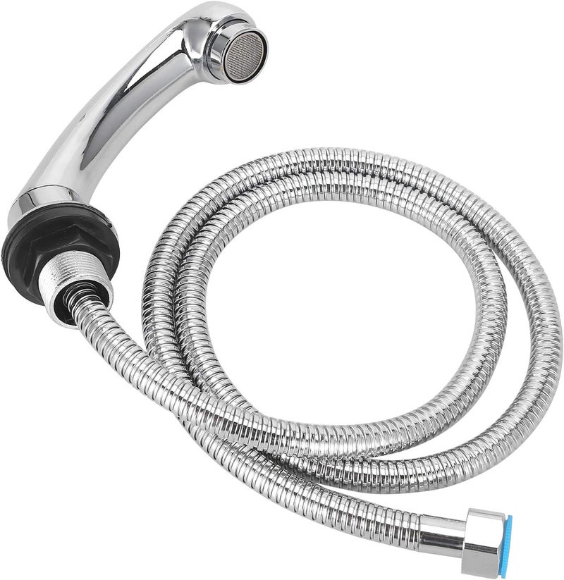 Jiawu Portable Shampoo Spray Hose, Handheld Sprayer Head and Hose for Shampoo Bed Bowl or Backwash Unit, Sink Replacement Part for Salon, Barber Shop, Spa,