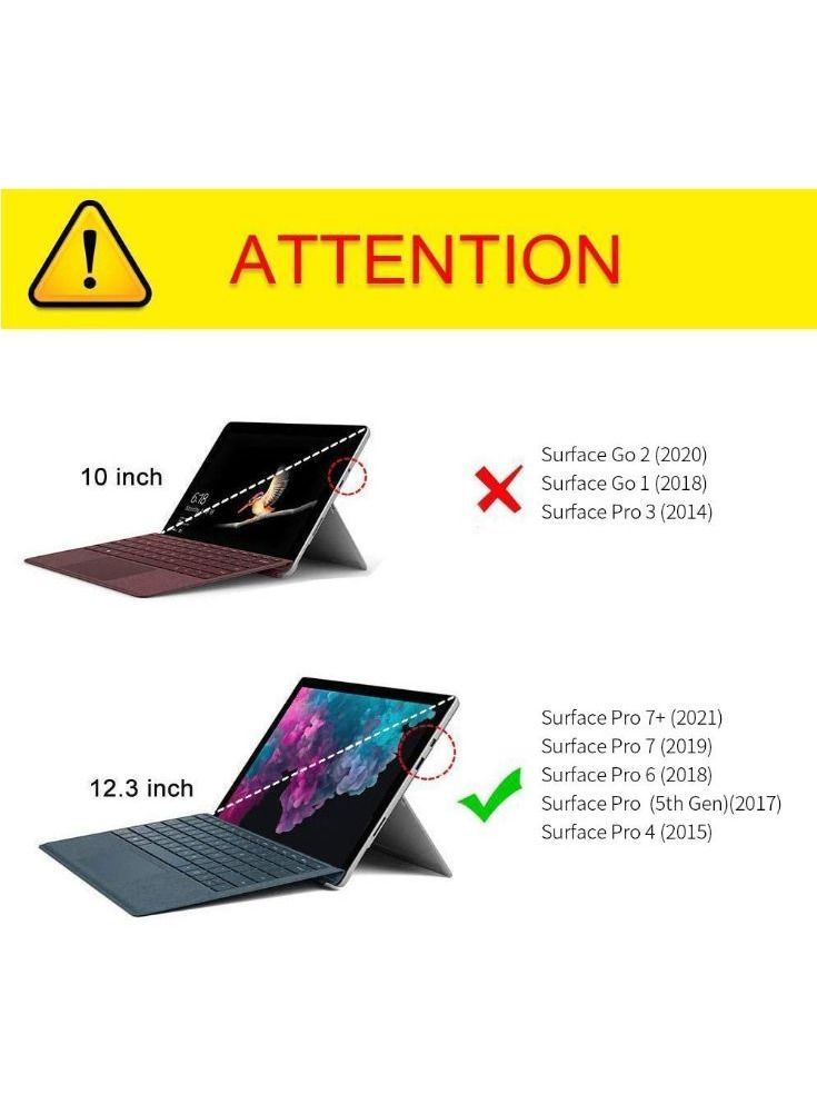 NIBEMINENT Protective Case for Microsoft Surface Pro 7/6/5/4 with Pen Holder,12.3 inch  - Image 2