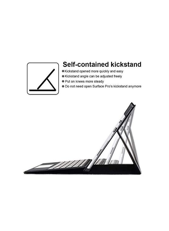 NIBEMINENT Protective Case for Microsoft Surface Pro 7/6/5/4 with Pen Holder,12.3 inch  - Image 3