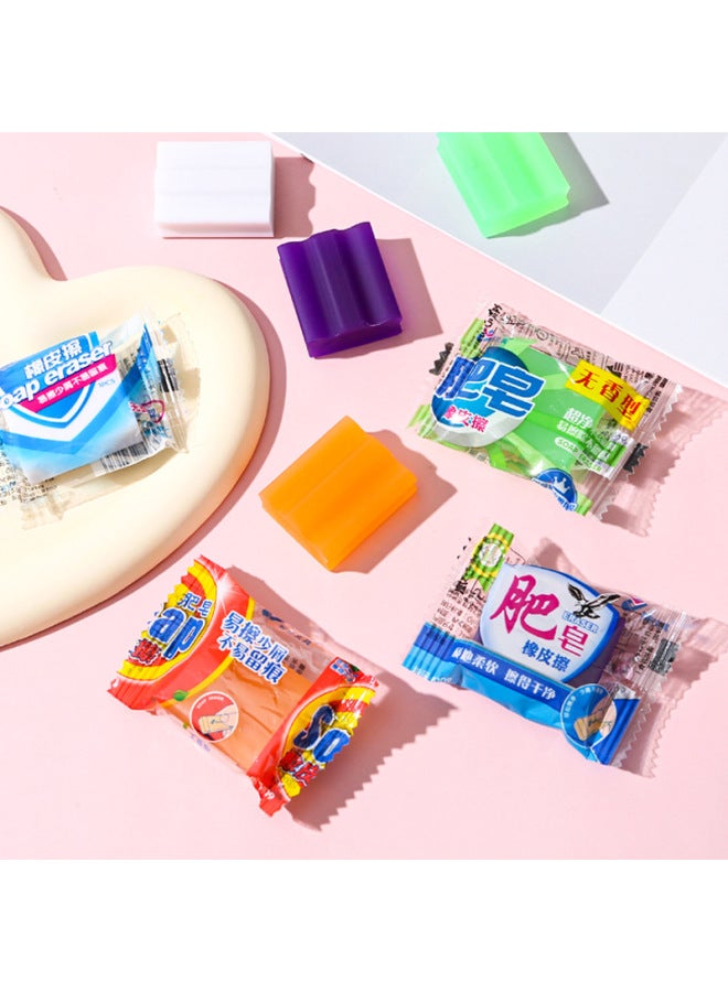 HELPS Creative Simulation Cartoon Soap Eraser Children's Cute Clean Seamless Pencil Eraser Stationery - Image 4