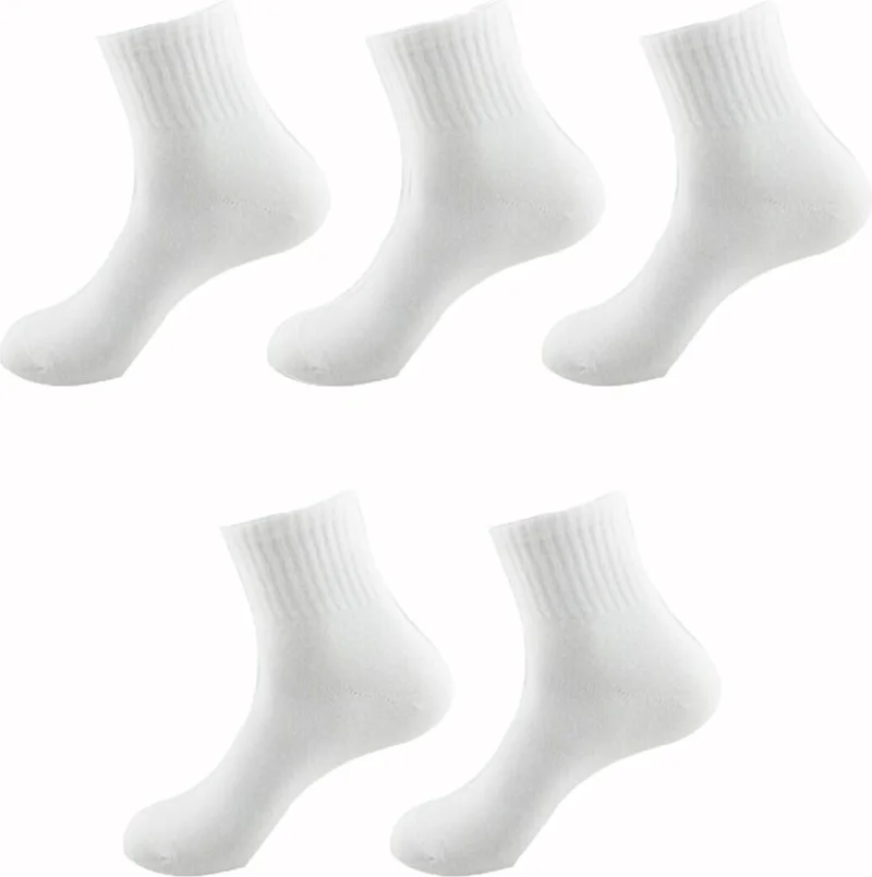 هيبسين راكيب Rival to All 5 Pack Women's and Men's College Socks Colorful Cotton Half Socks Economical