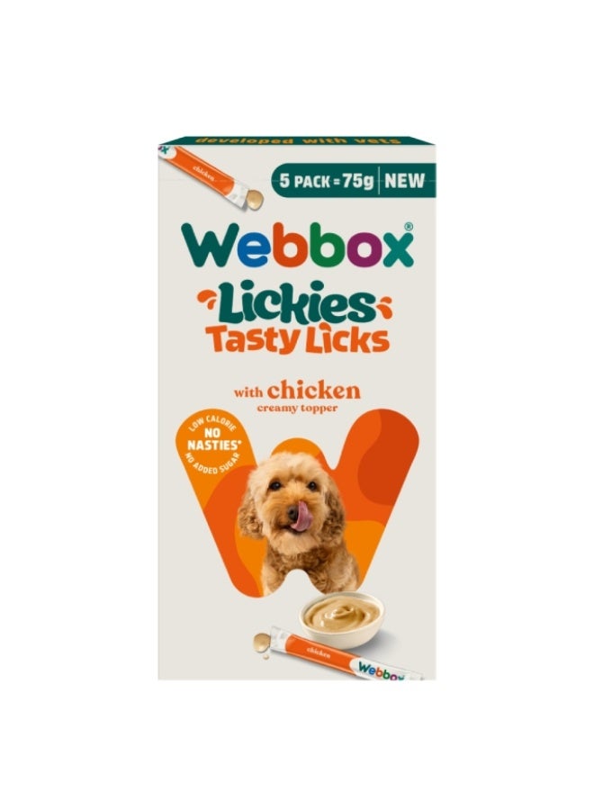 Dog Treats, Chicken - 5x15g, UK