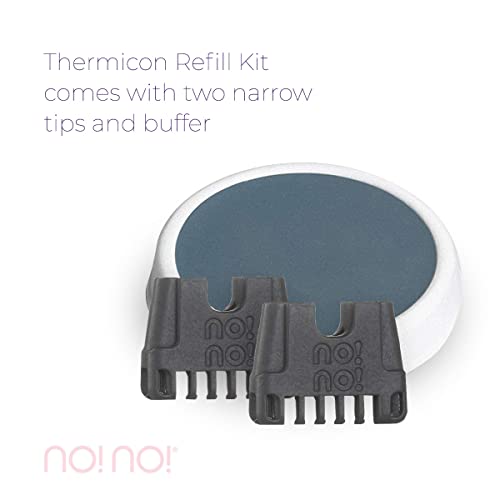 no!no! Thermicon Narrow Tip Refill Pack - Hair Removal for Women - Flawless Replacement Heads Attach to Device for a Smooth Hairless Face, Underarm, & Bikini Area - Image 5