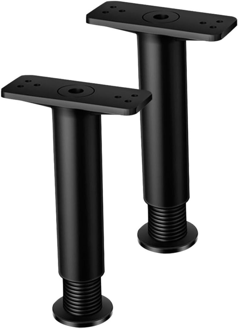 Adjustable Bed Frame Support Legs 20-37cm, Plastic Furniture Feet Replacement for Bed Frame Center Support, Waterproof Cabinet Legs 2pcs for Home Use - Image 1
