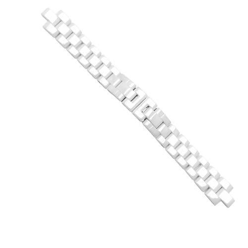 hengfento2 Watch Band Strap Bracelet Replacement for Chanel J12 Watch Real Ceramic 16mm white - Image 1