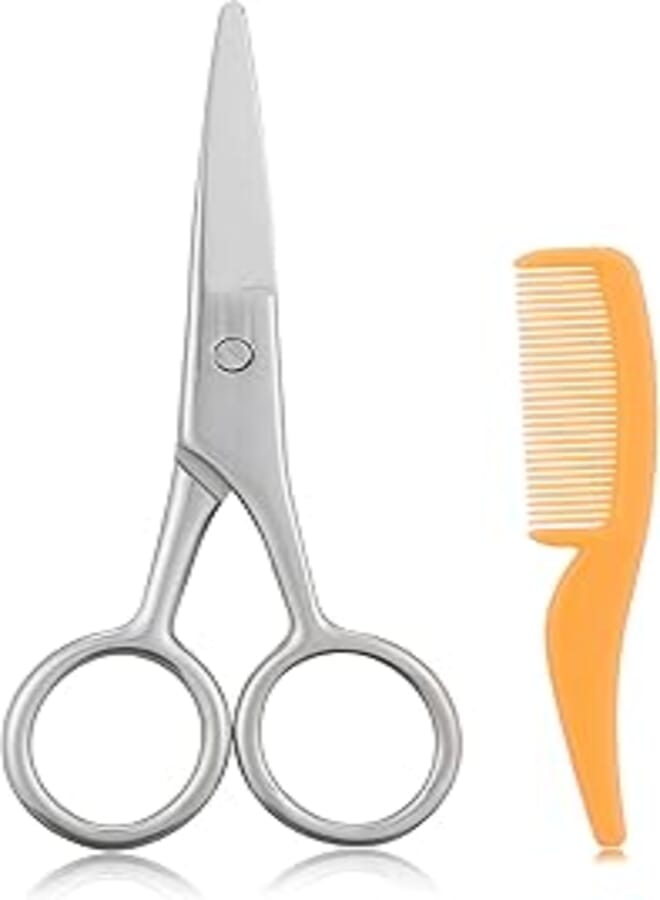 Roofa Spain Beard Scissors + Comb -003SC