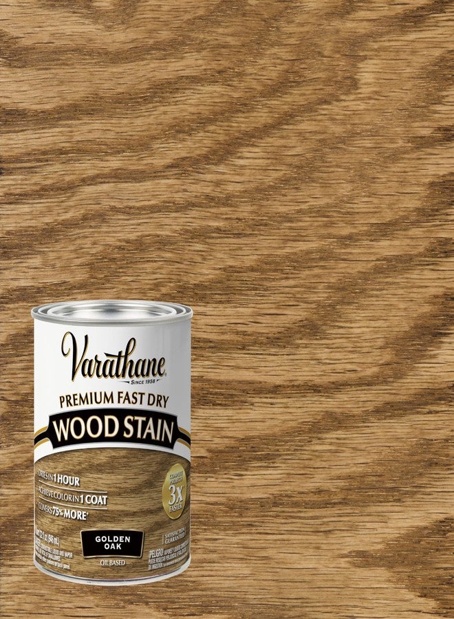VARATHANE Rust-OlEUm 262003 Varathane Premium Fast Dry Wood Stain, Golden Oak, 32-Ounce Color: - Image 2