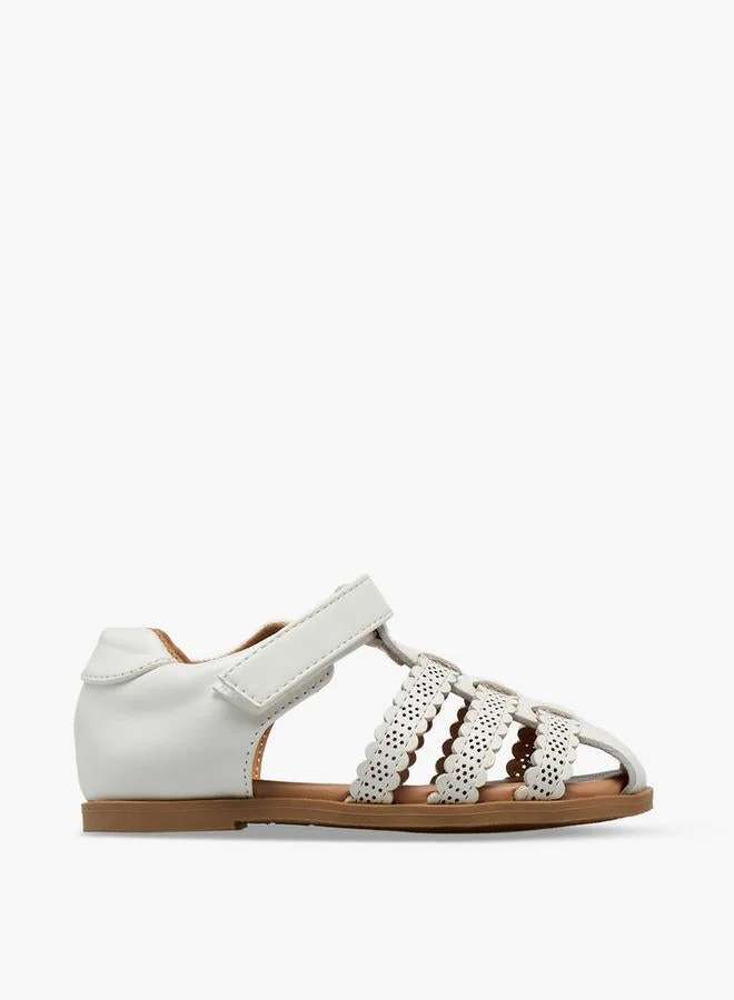 Juniors Girls Hook & Loop Sandals