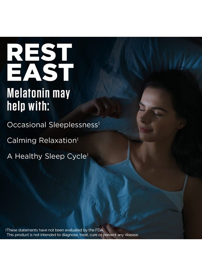 KAL Melatonin 5mg Sleep Aid Lozenges, Melatonin Supplement Supports Sleep Quality, Calming Relaxation and a Healthy Sleep Cycle, with Added Vitamin B6, Vegetarian, Natural Lemon Flavor, 60 Lozenges - Image 4