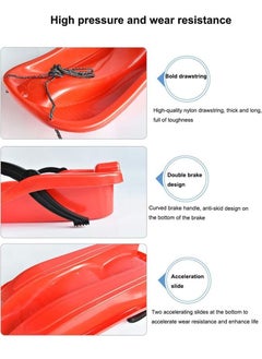 RollsTimi  Outdoor Sports Snow Grass Sand Board with Rope and Hand Brake  - Image 4