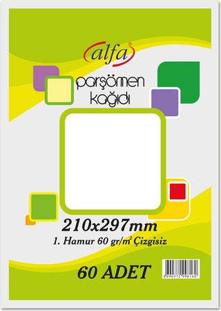 Alpha Standard Parchment Paper 60's Plain - pzsku/Z3BF7D6A6E07B5F8E00B2Z/45/_/1730556907/363c42e9-240f-4324-8dba-c8f48ecb55ea