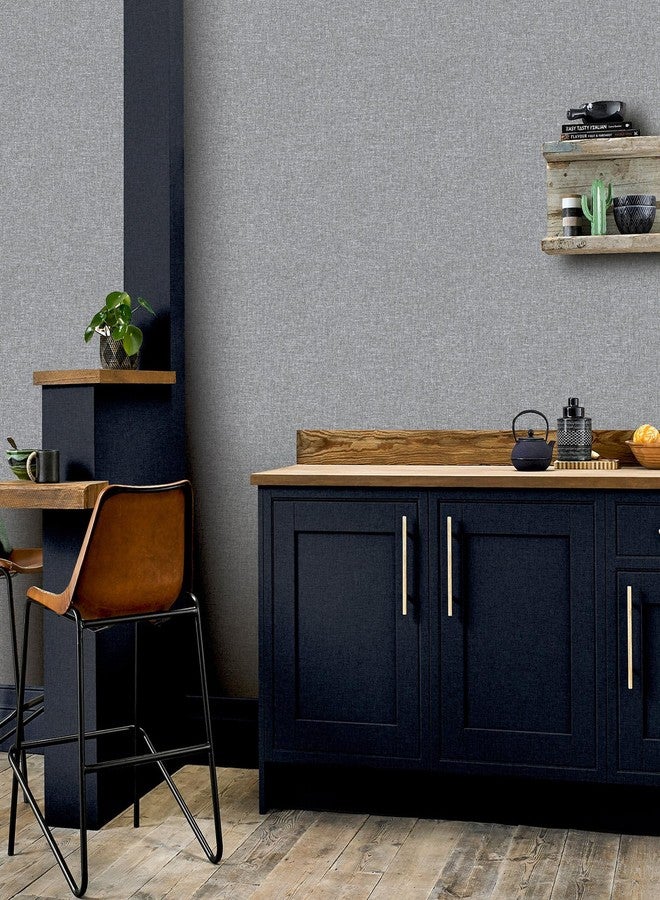 Arthouse Mid Grey Linen Textures Wallpaper 676007 - Image 4