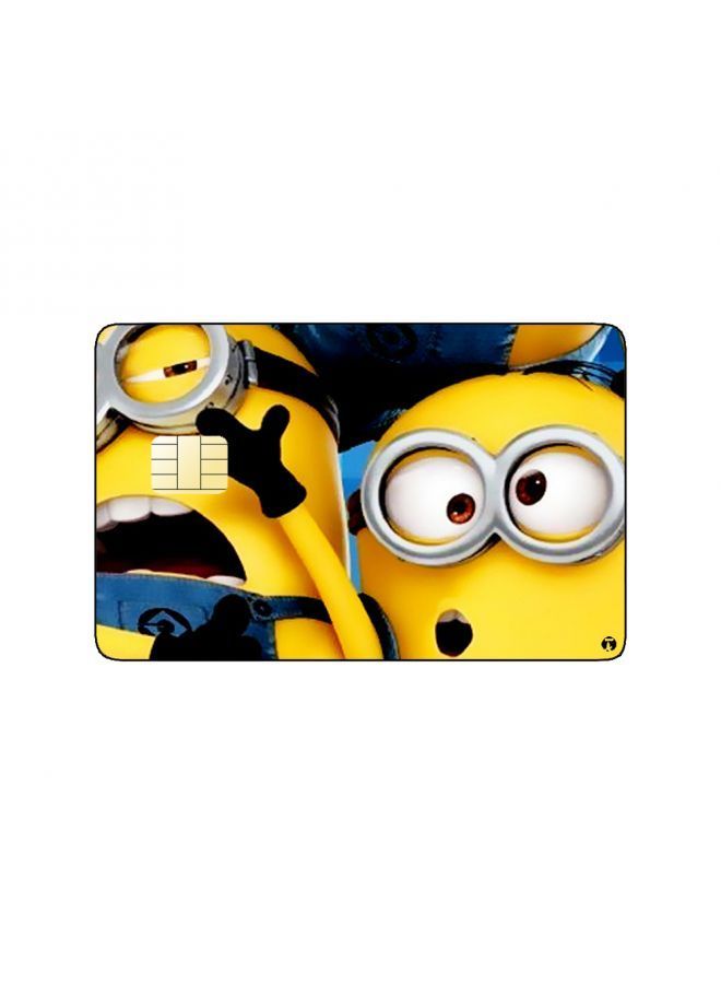 RKN PRINTED BANK CARD STICKER Animation Minions By Illumination - Image 1