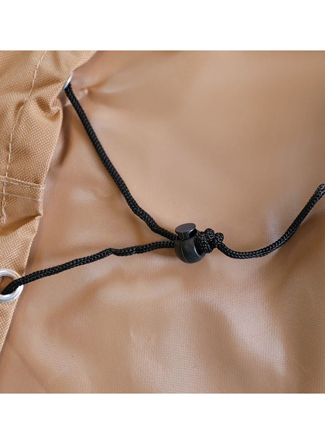 DANUBE HOME Dining Cover - 160X160X85CmPatio Dining Set Cover Polyester With TieAll Season Heavy Duty Outdoor Table And Chair Set Furniture Cover 160x160x85 cm - Image 3