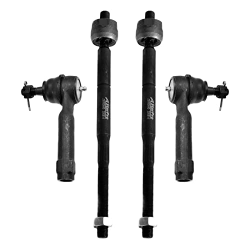 ASTARPRO 4pcs Steering Kit Front inner and Outer Tie Rod Ends Compatible with Dodge Caliber 2007-2012 Jeep Compass Patriot 2007-2017 - Image 1