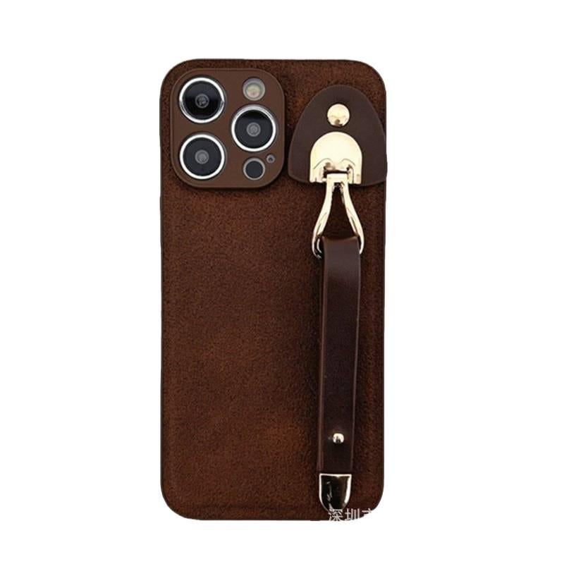 Drop Protection iPhone 14 Pro Leather , Texture , , Brown , Kickstand , Cover for iPhone 14 14 Plus 14 Pro 14 Pro Max - Image 5