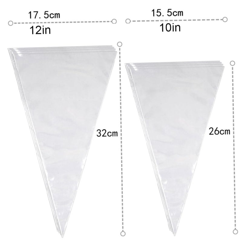 100 Pack Disposable Frosting Bags Food Grade Piping Decorating Pastry Bags No Wash Needed For Cake Icing - Image 3